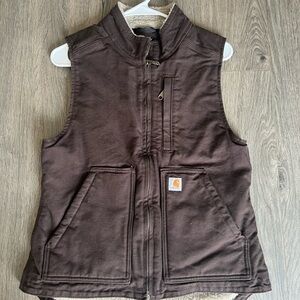 Carhartt Dark Brown Work Vest